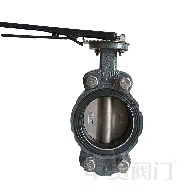 Manual Malleable Handle Butterfly Valve